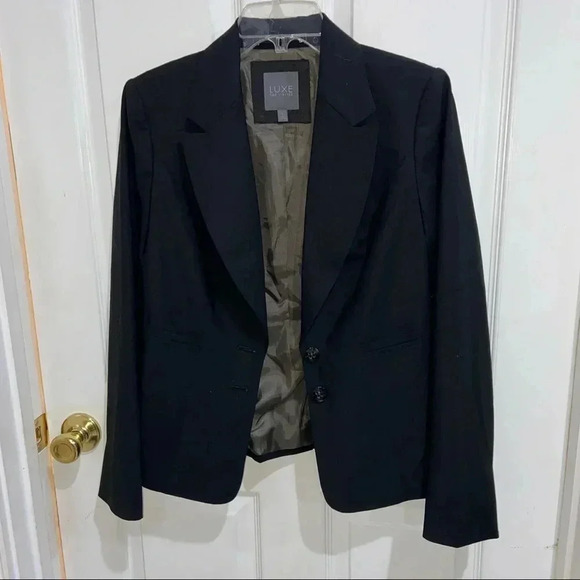 LUXE (the limited) black blazer sz 4 - Picture 1 of 3